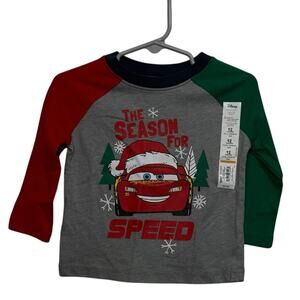 Jumping Bean 12 Month Cars Christmas Shirt